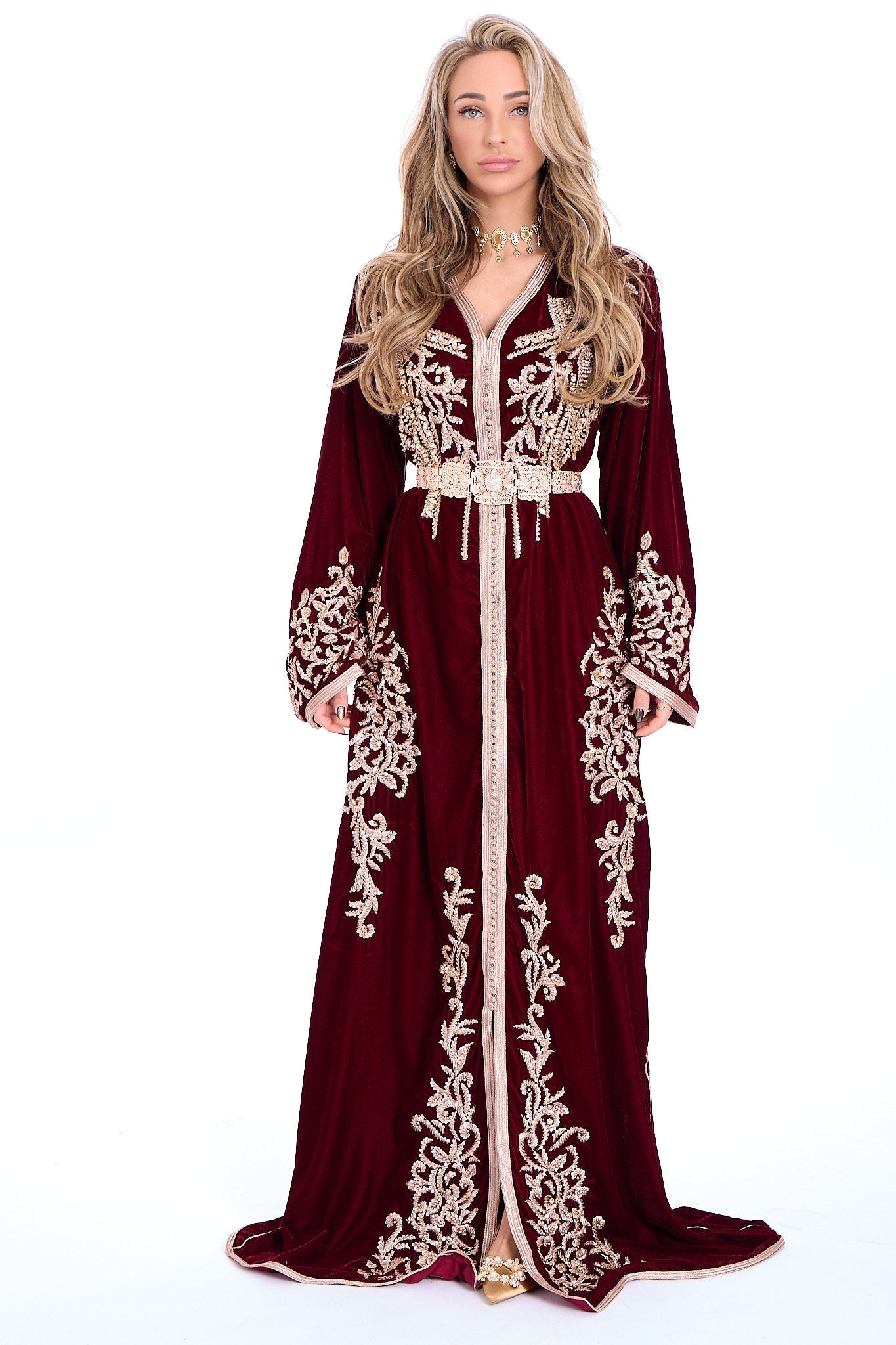 Caftan Abeer Pomegrante