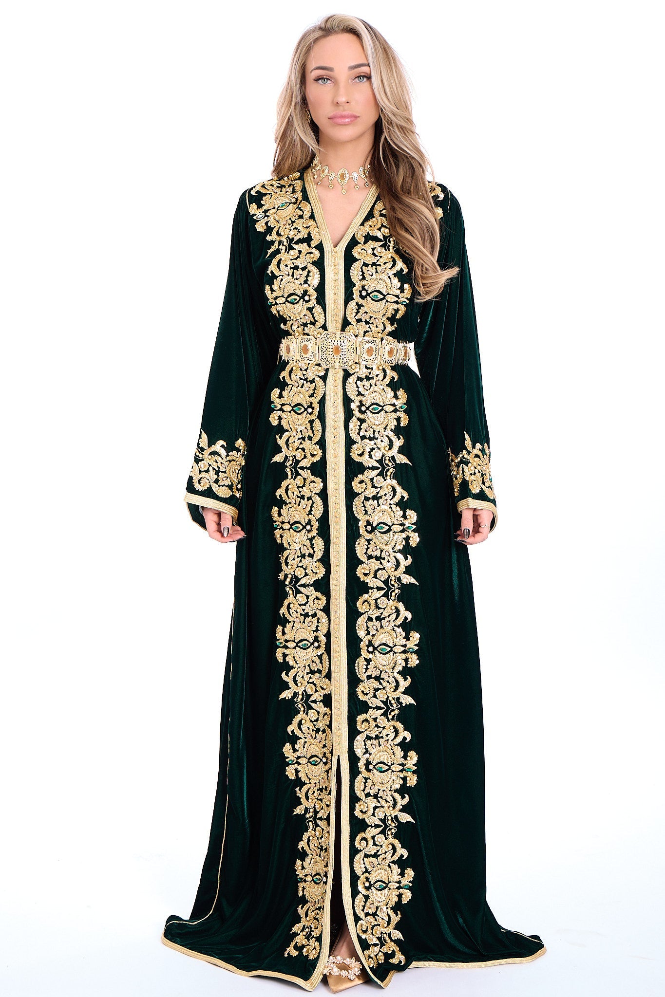 Caftan Marwa Darkgreen