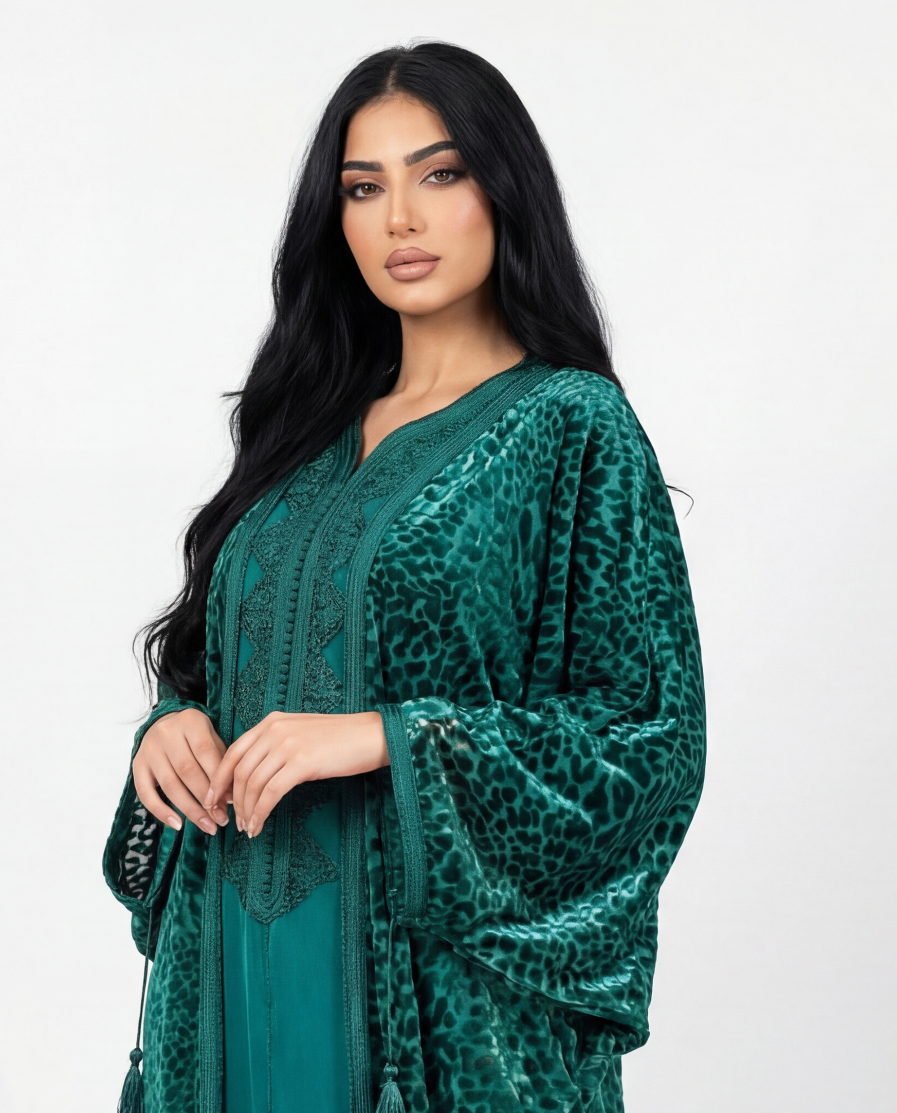 Caftan Azhar Blue Petrol