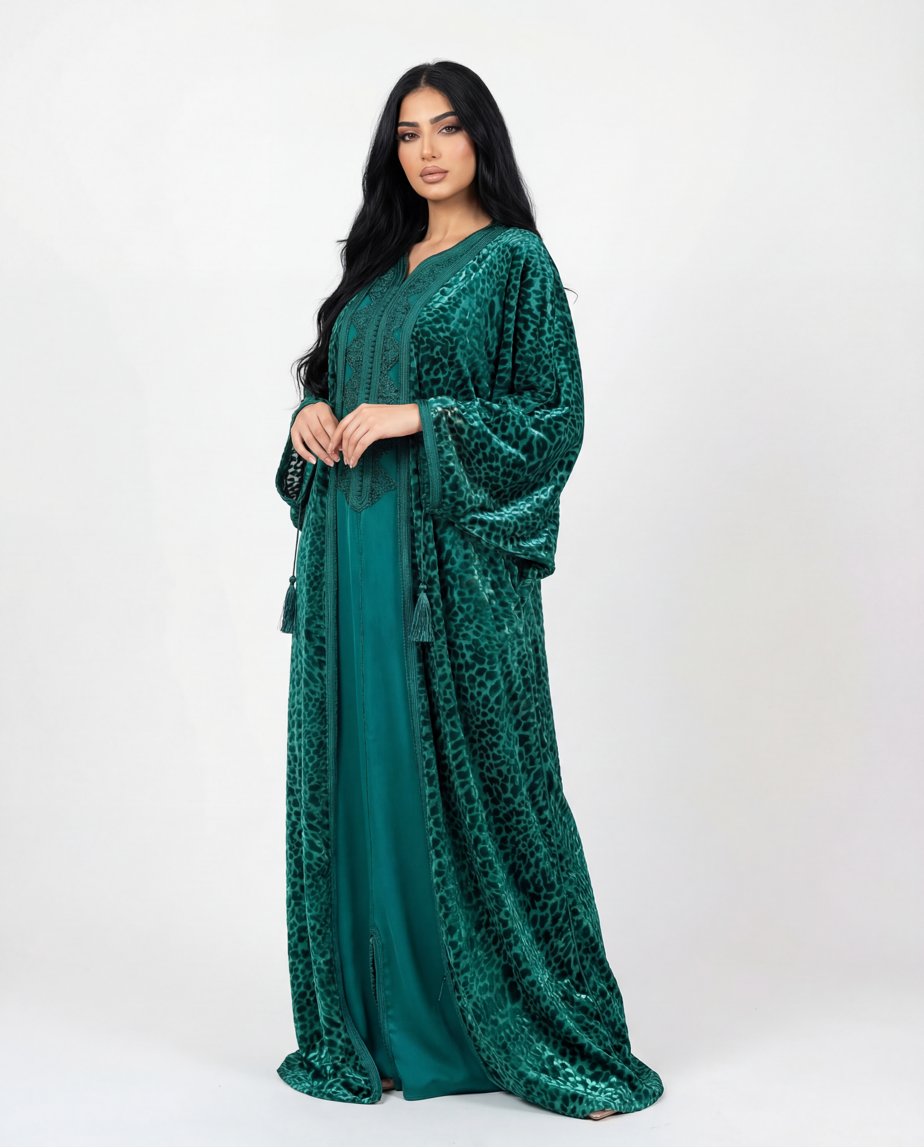 Caftan Azhar Blue Petrol