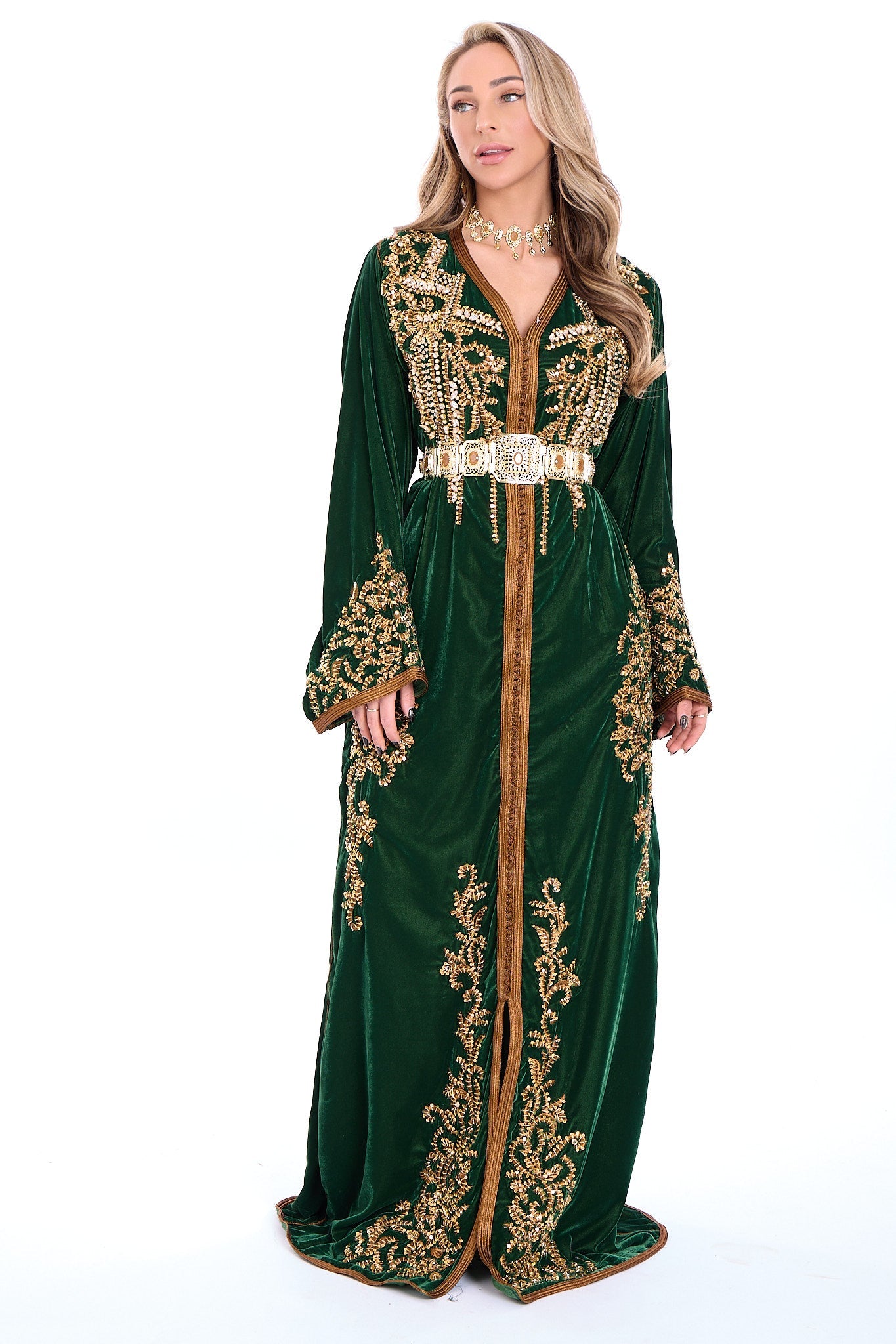 Caftan Abeer Olivegreen