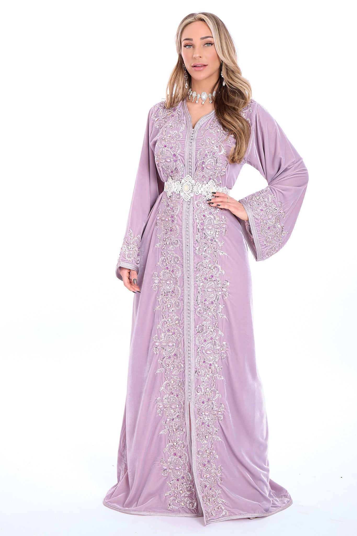 Caftan Marwa Thistle