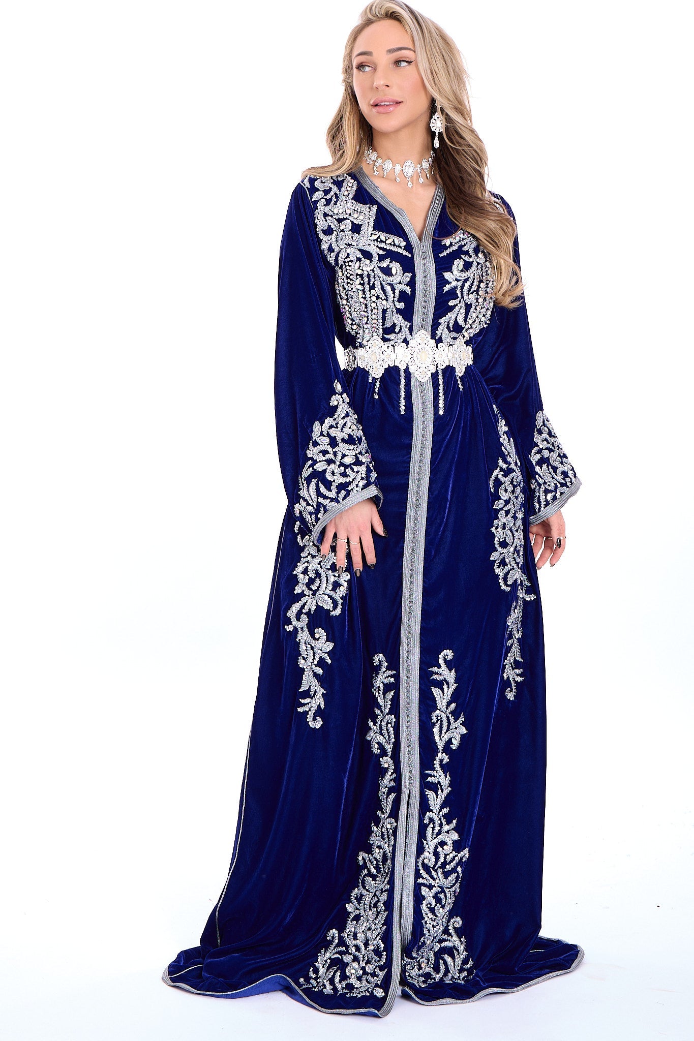 Caftan Abeer  Royalblue
