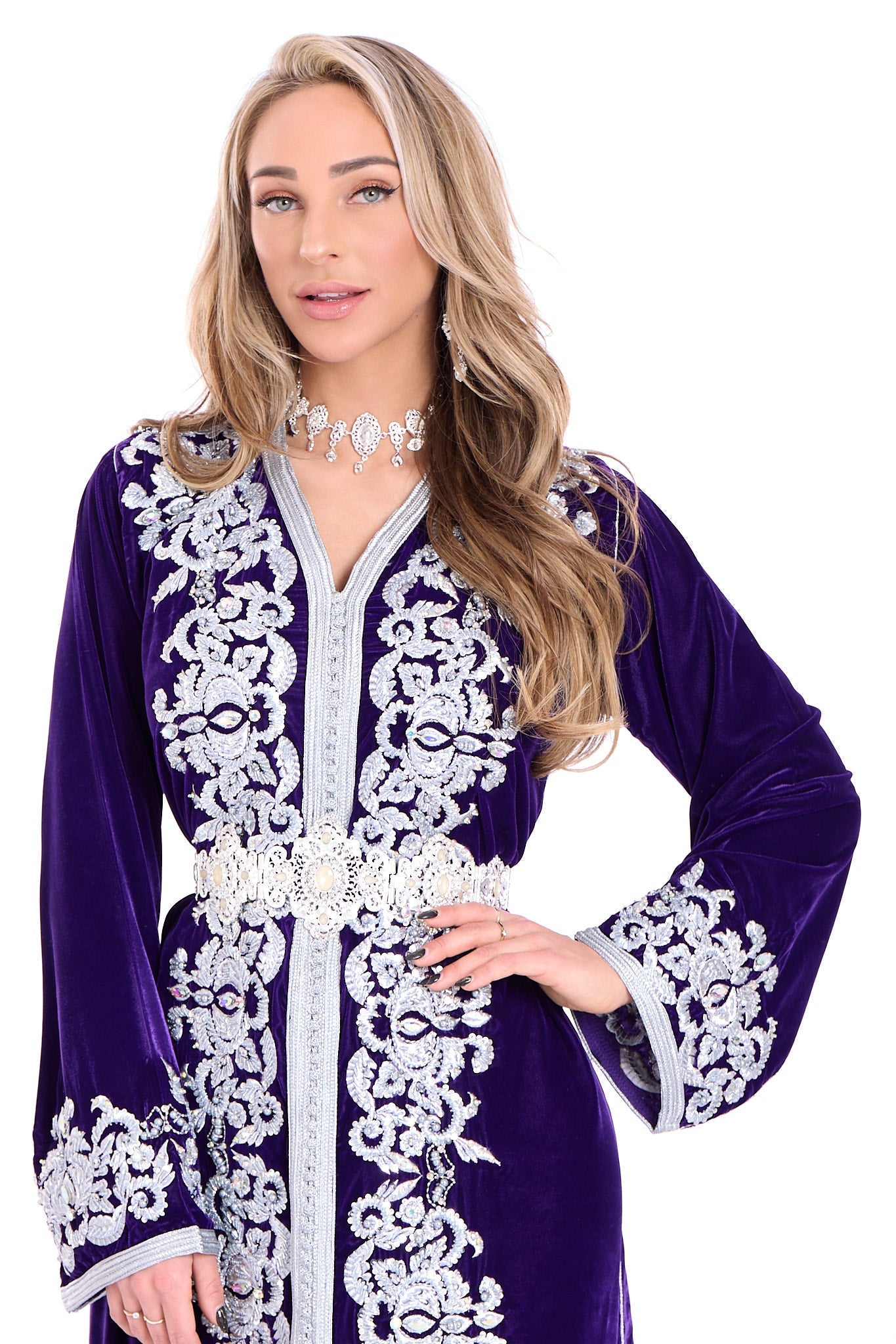 Caftan Marwa Purple