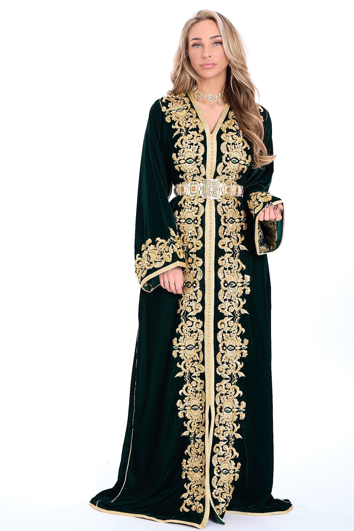 Caftan Marwa Darkgreen